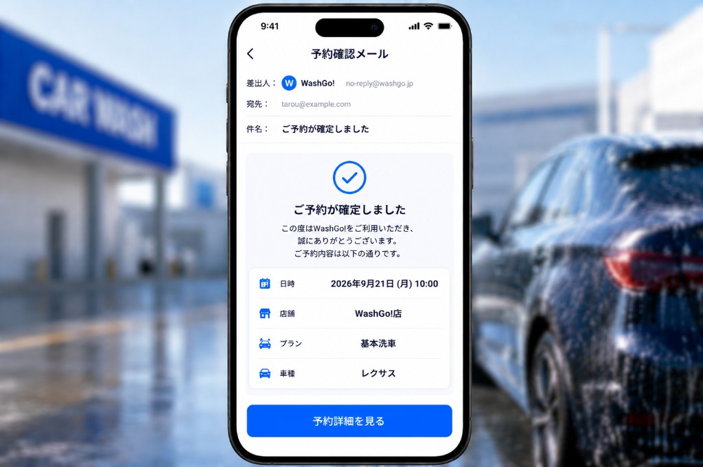 予約確認メール